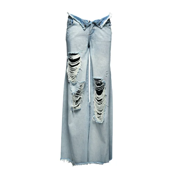 New SER.O.YA Ollie Wide Leg Jean in Coastline Size 32 or 12-14